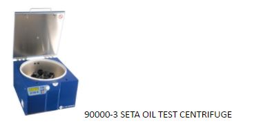Oil test centrifuge